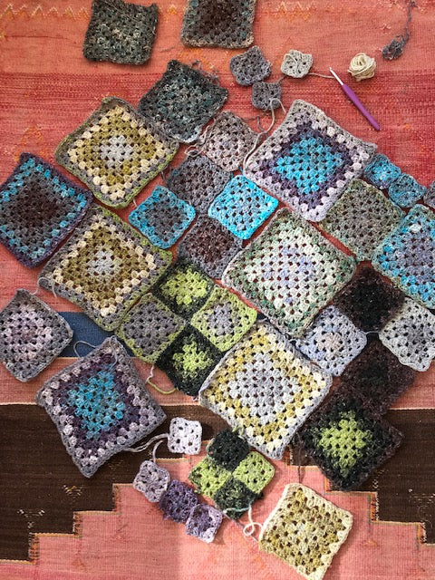 2021 : Vintage inspired patchwork throw