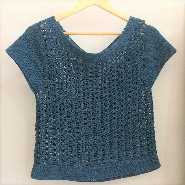 Modern Vintage Crochet Tee