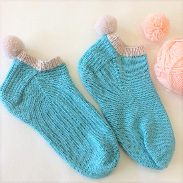 Pom Pom Socklets. Tennis anyone?