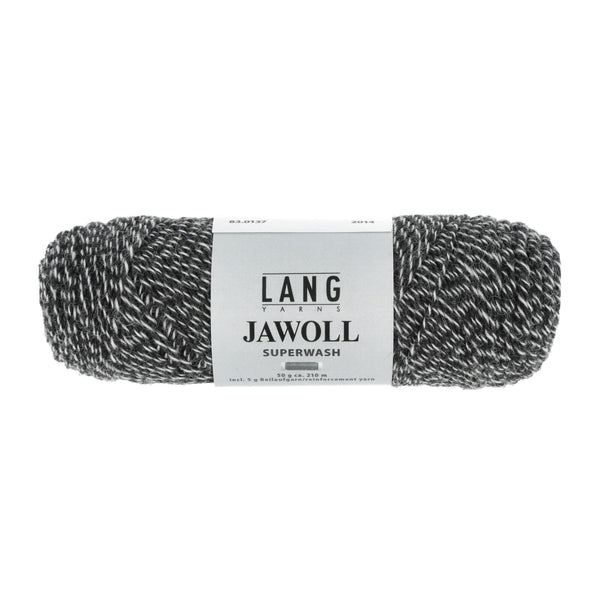 Lang Yarns : Jawoll Sock : 1600 Charcoal Multi