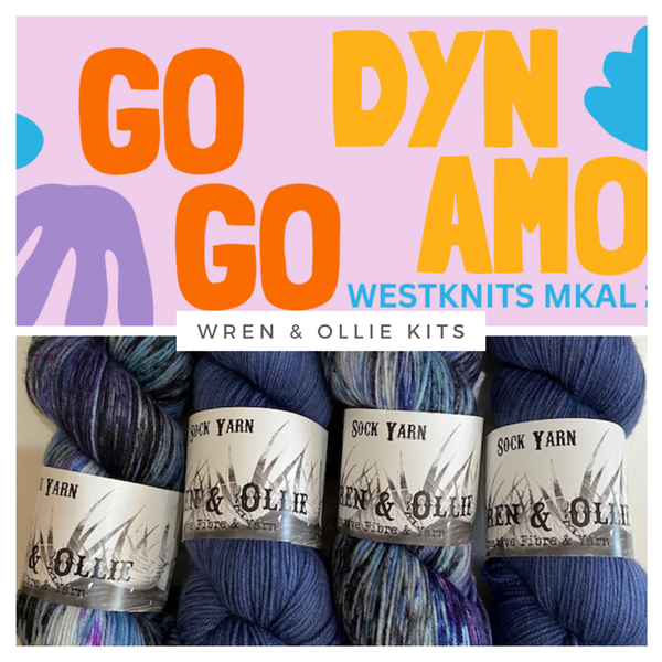 BUNDLE : Westknits MKAL Go Go Dynamo - Wren & Ollie