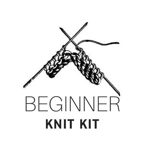 Kit : Beginner KNIT Kit vintage graphic