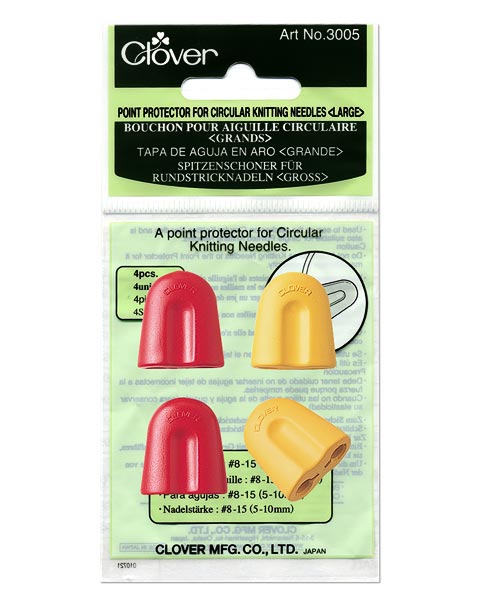 Clover : Circular Needle Point Protectors