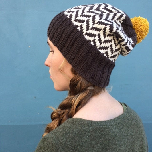 Herringbone Hat by Anne Mizoguchi