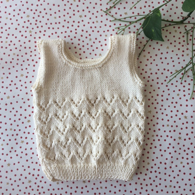Knitted Baby Vest