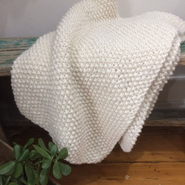 Textured throw