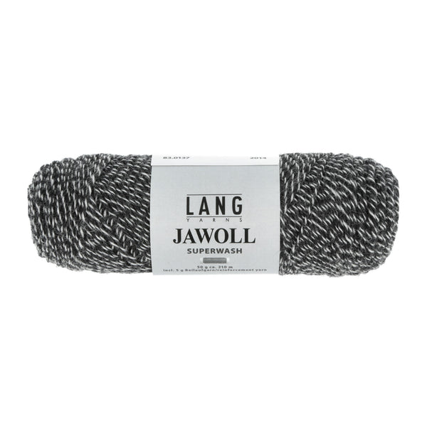 Lang Yarns : Jawoll Sock : 1600 Charcoal Multi 