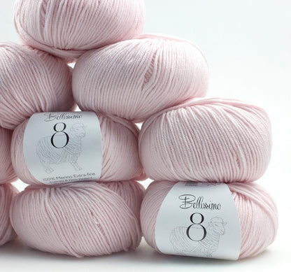 Bellissimo : 8ply Extra Fine Merino (12 NEW COLOURS)