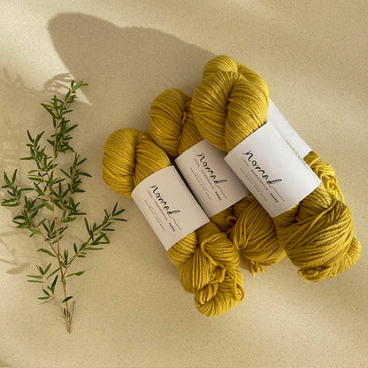 Nomad Yarns : Botanically Dyed 8ply Polwarth