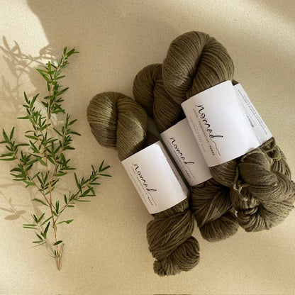 Nomad Yarns : Botanically Dyed 8ply Polwarth