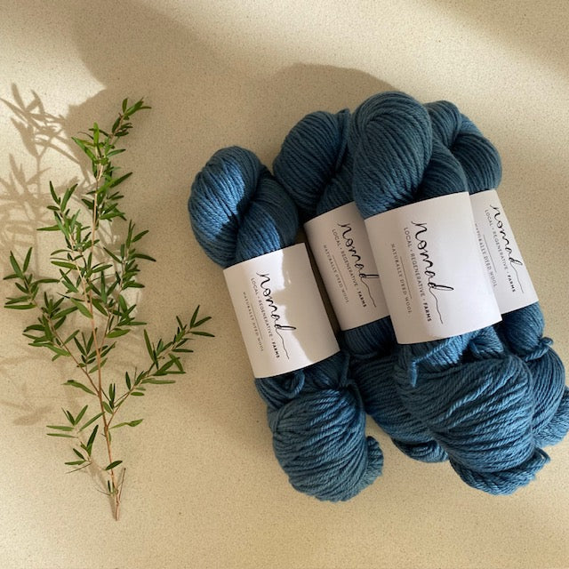 Nomad Yarns : Botanically Dyed 8ply Polwarth