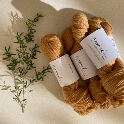 Nomad Yarns : Botanically Dyed 8ply Polwarth