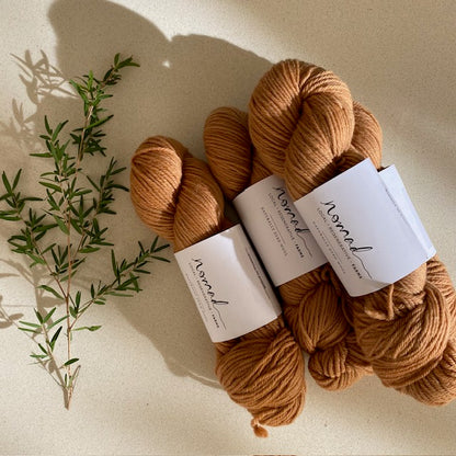 Nomad Yarns : Botanically Dyed 8ply Polwarth