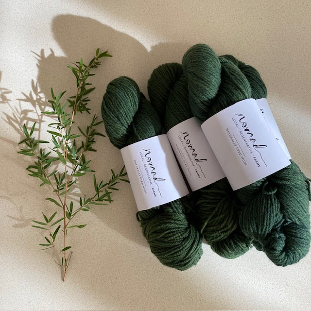 Nomad Yarns : Botanically Dyed 8ply Polwarth