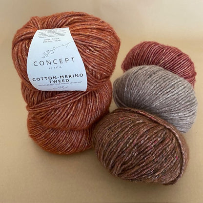 Concept by Katia : Cotton Merino Tweed