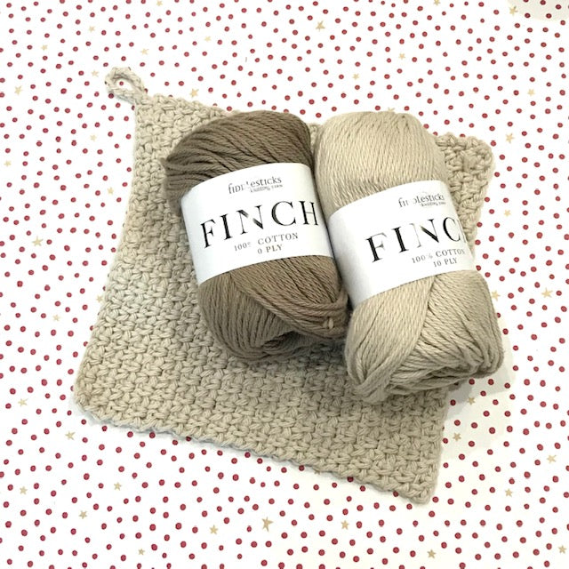 Kit : Beginner CROCHET Kit - brown