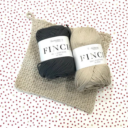 Kit : Beginner CROCHET Kit - grey