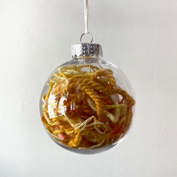 Clear Fillable Christmas Bauble