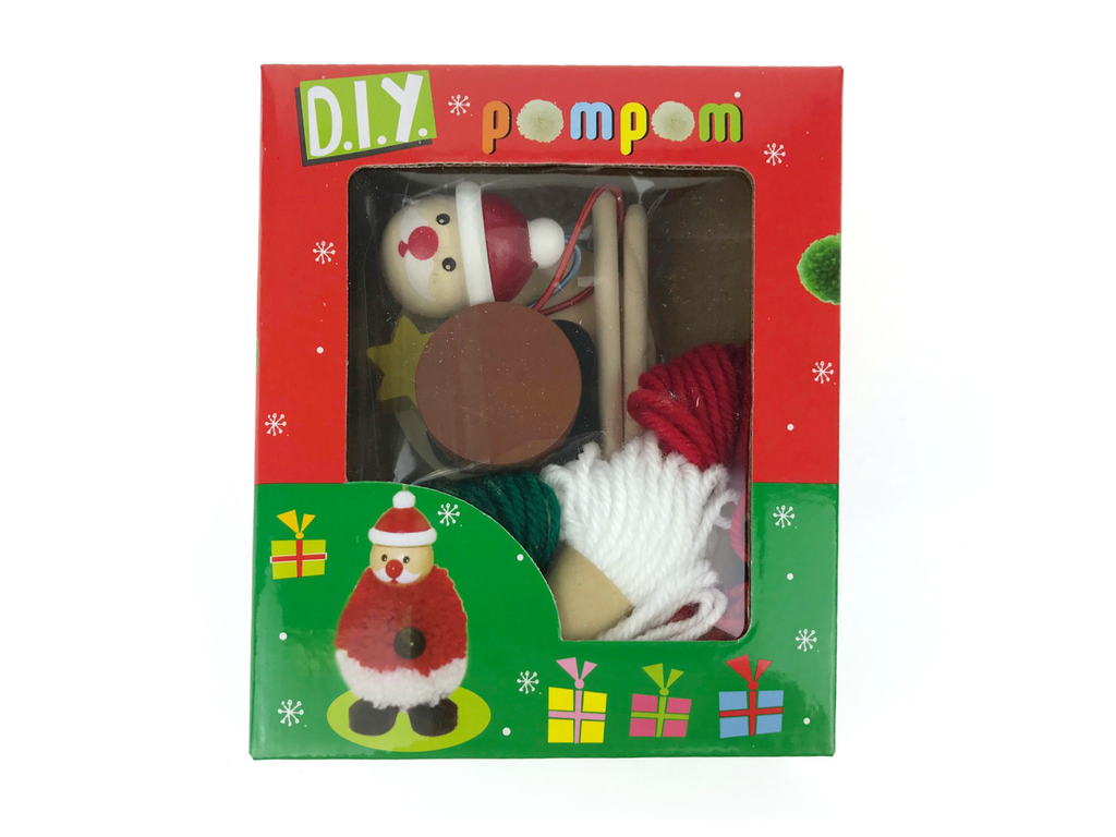 Christmas Santa & Tree Pom Pom craft kit