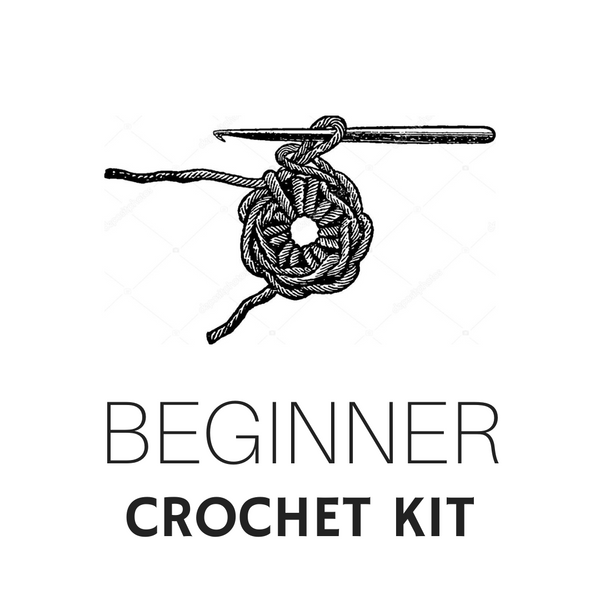 Kit : Beginner CROCHET Kit vintage graphic
