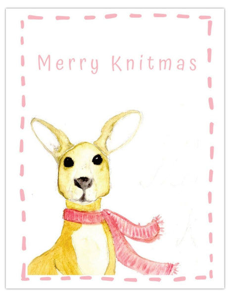 Cast off Collective : Merry Knitmas Card